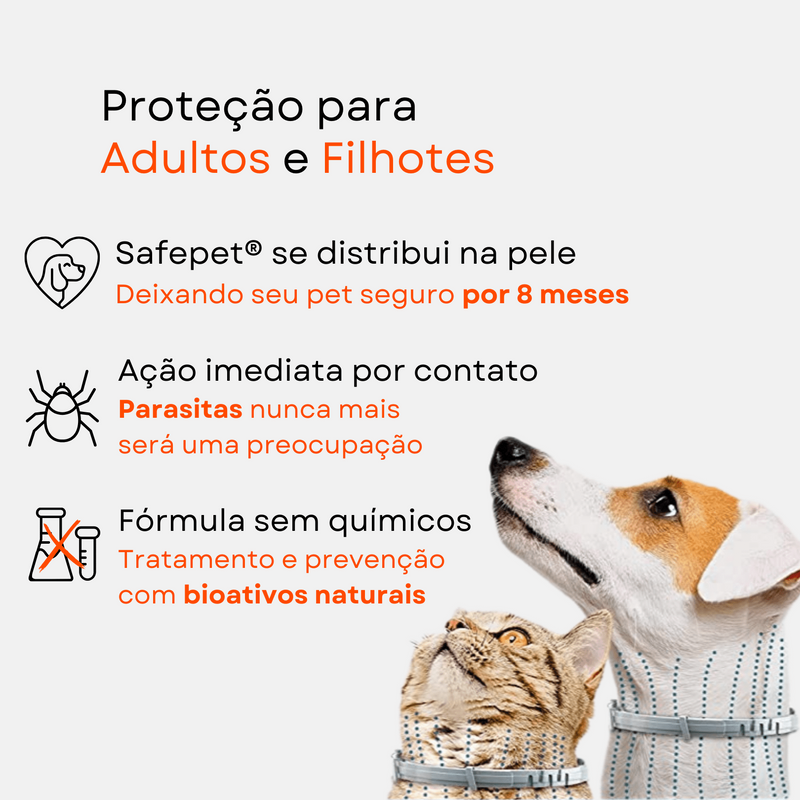 Colar / Coleira Anti Pulgas e Carrapatos